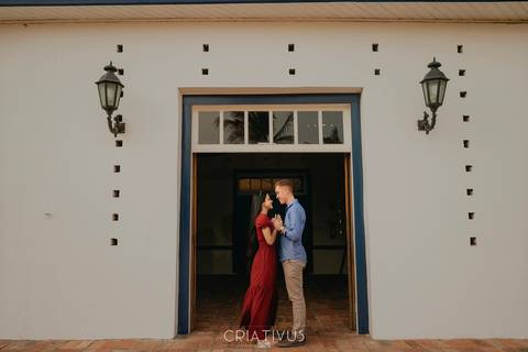 Inspiração e ideias criativas  ensaio fotográfico pré casamento de casal na Fazenda Quilombo
'