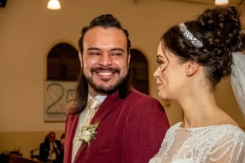 Inspiração e ideias criativas de fotos fotográfico de casamento cerimonia na Paróquia Santíssima Trindade
'