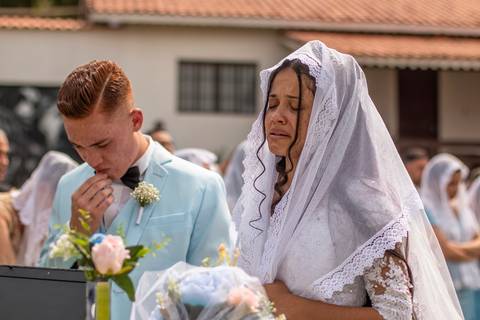Inspiração e ideias criativas de fotos fotográfico de casamento  em Araçariguama - SP'