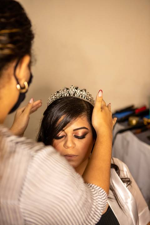 Inspiração e ideias criativas de fotos fotográfico de Making Of da noiva'