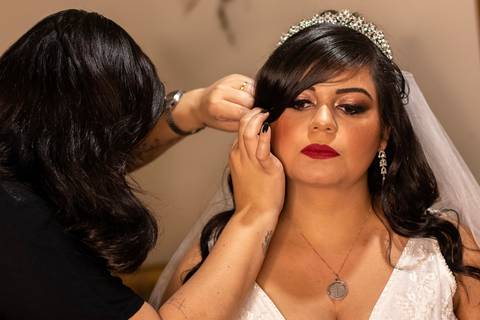 Inspiração e ideias criativas de fotos fotográfico de Making Of da noiva'