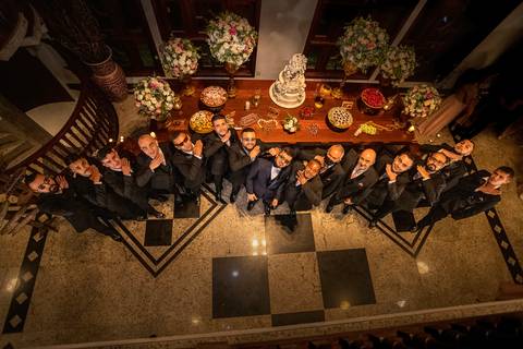 Inspiração e ideias criativas de fotos fotográfico de casamento com os padrinhos no Espaço Recanto Campestre - São Bernardo Do Campo - SP'