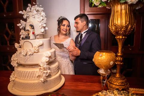 Inspiração e ideias criativas de fotos fotográfico da mesa do bolo  no Espaço Recanto Campestre - São Bernardo Do Campo - SP'