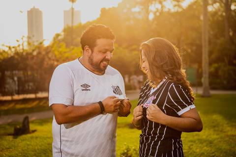 Inspiração e ideias criativas ensaio fotográfico pré casamento pré wedding de casal no Jardim Botânico - SP'