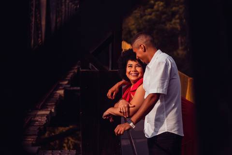 Inspiração e ideias criativas  ensaio fotográfico pré casamento de casal em Guararema - SP'