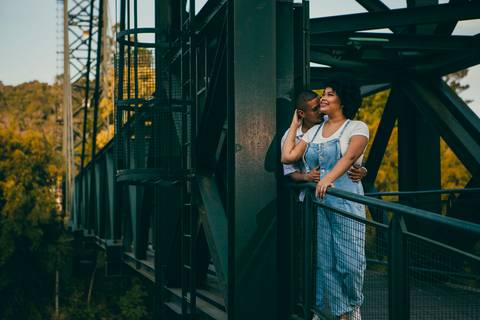 Inspiração e ideias criativas  ensaio fotográfico pré casamento de casal em Guararema - SP'