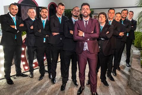 Inspiração e ideias criativas de fotos fotográfico de casamento com os padrinhos no Espaço Buffet Trianon
'