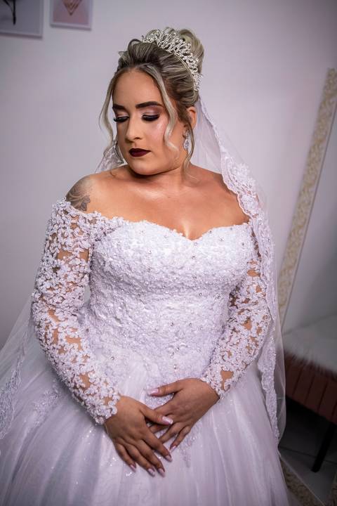 Inspiração e ideias criativas de fotos fotográfico de Making Of da noiva no espaço Nathalia Salles e Jayne Hair '