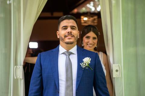 Inspiração e ideias criativas de fotos fotográfico de Making Of dos noivos no Espaço Itália '