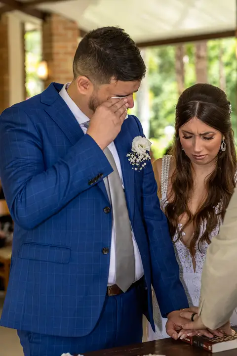 Inspiração e ideias criativas de fotos fotográfico de casamento momento da cerimonia no Espaço Itália'