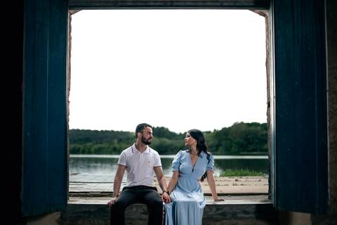 Inspiração e ideias criativas  ensaio fotográfico pré casamento de casal na Fazenda Ipanema-SP'