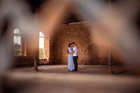 Inspiração e ideias criativas  ensaio fotográfico pré casamento de casal na Fazenda Ipanema-SP'