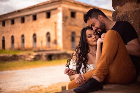 Inspiração e ideias criativas  ensaio fotográfico pré casamento de casal na Fazenda Ipanema  Iperó - SP'