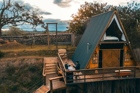 Inspiração e ideias criativas  ensaio fotográfico pré casamento de casal na Cabana Home - Araçoiaba da Serra - SP'
