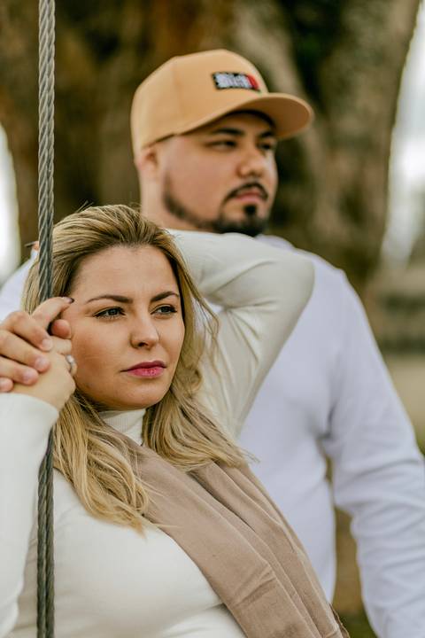 Inspiração e ideias criativas  ensaio fotográfico pré casamento de casal na Cabana Home - Araçoiaba da Serra - SP'