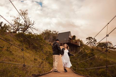 Inspiração e ideias criativas  ensaio fotográfico pré casamento de casal na Cabana Home - Araçoiaba da Serra - SP'