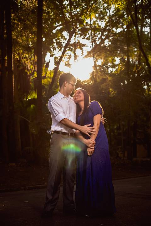 Inspiração e ideias criativas  ensaio fotográfico pré casamento de casal no Parque da Água Branca '