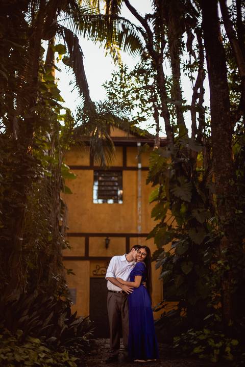 Inspiração e ideias criativas  ensaio fotográfico pré casamento de casal no Parque da Água Branca '