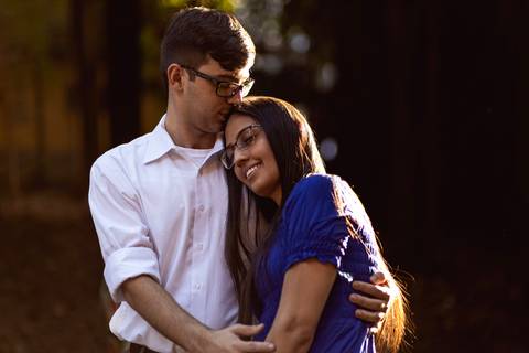 Inspiração e ideias criativas  ensaio fotográfico pré casamento de casal no Parque da Água Branca '