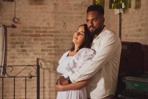 Inspiração e ideias criativas  ensaio fotográfico pré casamento de casal em São Roque - SP'