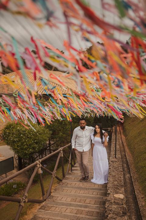 Inspiração e ideias criativas  ensaio fotográfico pré casamento de casal em São Roque - SP'