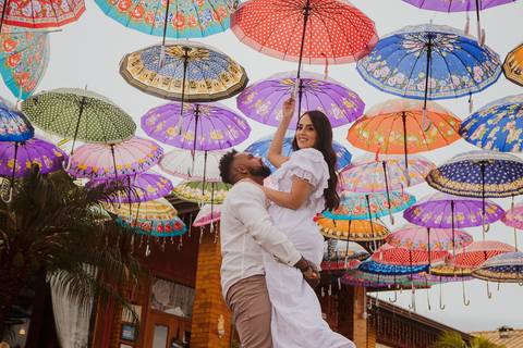 Inspiração e ideias criativas  ensaio fotográfico pré casamento de casal em São Roque - SP'