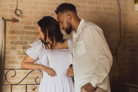 Inspiração e ideias criativas  ensaio fotográfico pré casamento de casal em São Roque - SP'
