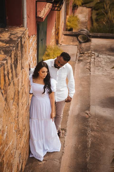 Inspiração e ideias criativas  ensaio fotográfico pré casamento de casal em São Roque - SP'