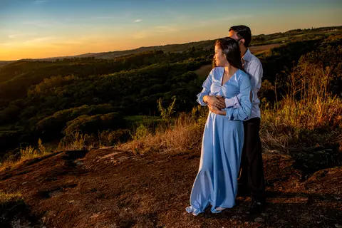 Inspiração e ideias criativas  ensaio fotográfico pré casamento de casal no Sítio das Borboletas'