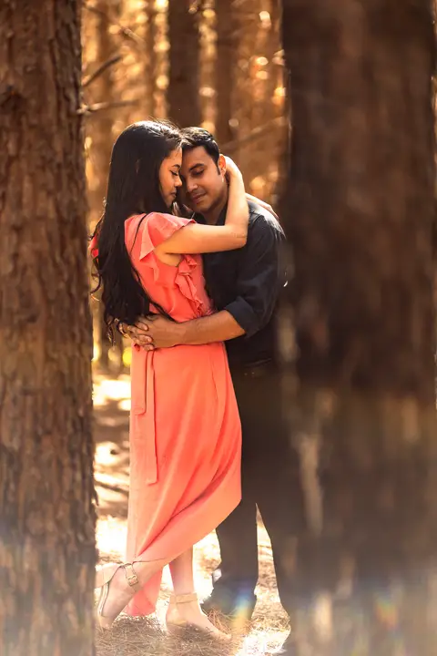 Inspiração e ideias criativas  ensaio fotográfico pré casamento de casal no Sítio das Borboletas'