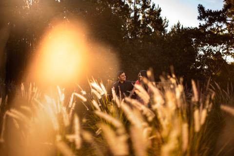 Inspiração e ideias criativas  ensaio fotográfico pré casamento de casal no Sítio das Borboletas'