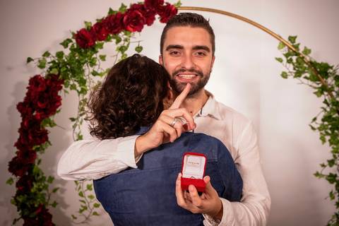 Inspiração e ideias criativas de fotos fotográfico para o Pedido de Casamento surpresa romântico em São Paulo '