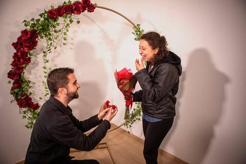 Inspiração e ideias criativas de fotos fotográfico para o Pedido de Casamento surpresa romântico em São Paulo '