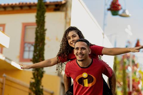 Inspiração e ideias criativas ensaio fotográfico pré casamento pré wedding de casal na cidade Socorro - SP'