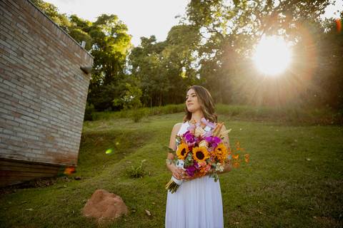 Inspiração e ideias criativas de fotos fotográfico de Mini Wedding em um Sítio'