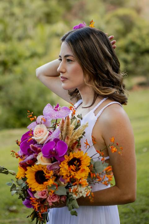 Inspiração e ideias criativas de fotos fotográfico de Mini Wedding em um Sítio'