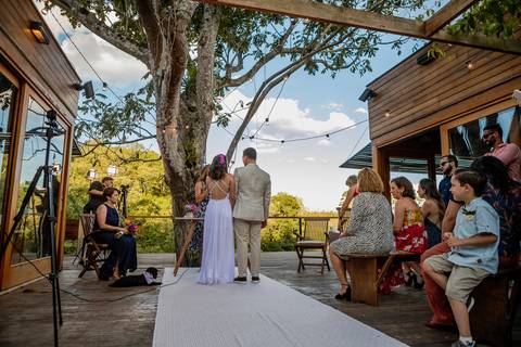 Inspiração e ideias criativas de fotos fotográfico de Mini Wedding em um Sítio'