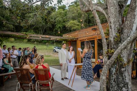 Inspiração e ideias criativas de fotos fotográfico de Mini Wedding em um Sítio'