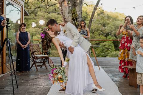 Inspiração e ideias criativas de fotos fotográfico de Mini Wedding em um Sítio'