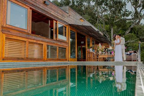 Inspiração e ideias criativas de fotos fotográfico de Mini Wedding em um Sítio'