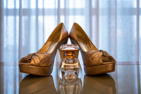 Inspiração e ideias criativas de fotos fotográfico de casamento making of da noiva no Hotel Sheraton Santos'