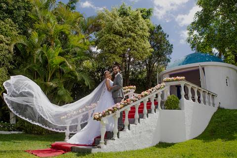 Inspiração e ideias criativas de fotos fotográfico de casamento no espaço Finca Don Pepe'