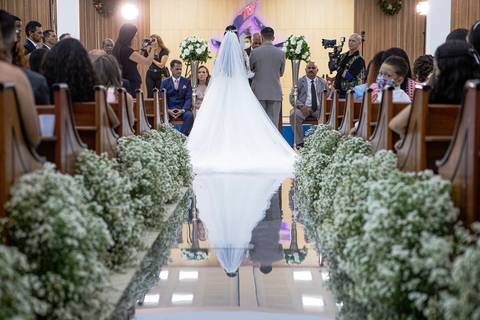 Inspiração e ideias criativas de fotos fotográfico de casamento na igreja - SP '