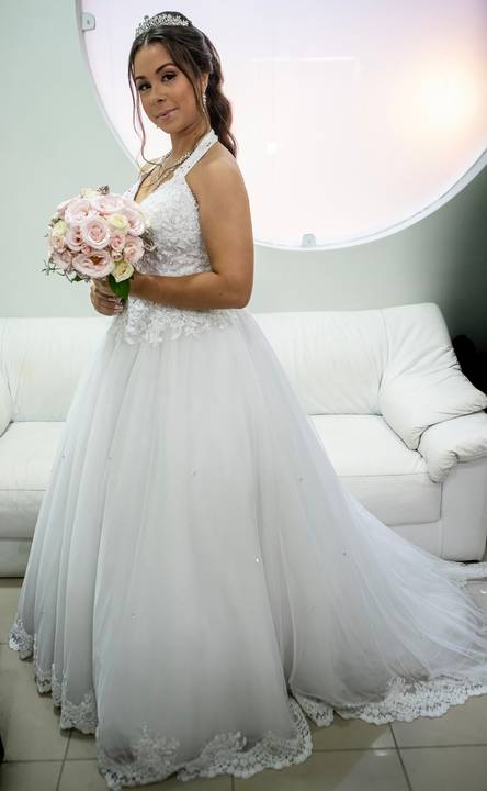 Inspiração e ideias criativas de fotos fotográfico de casamento Making Of da noiva no espaço Buffet Mediterrâneo - SP'