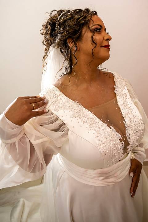 Inspiração e ideias criativas de fotos fotográfico de casamento making of da noiva  no Sítio Larilu - SP'