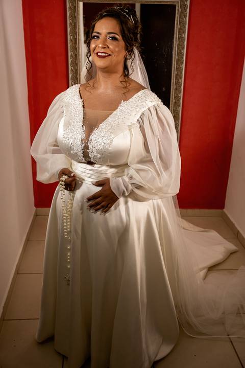 Inspiração e ideias criativas de fotos fotográfico de casamento making of da noiva  no Sítio Larilu - SP'