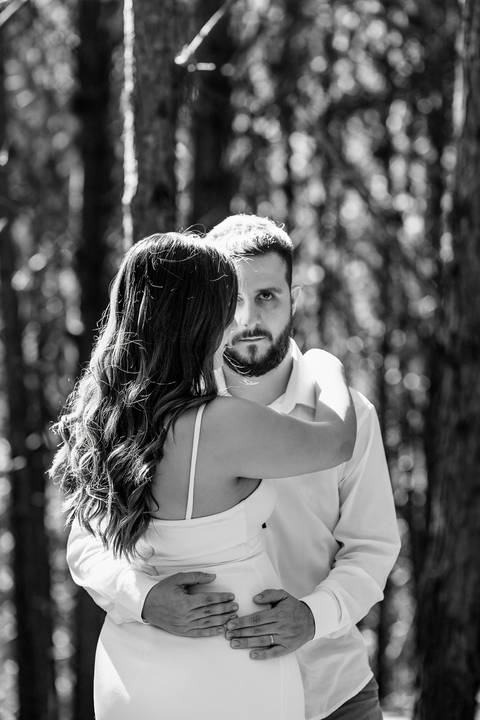 Inspiração e ideias criativas ensaio fotográfico pré casamento pré wedding de casal no Sítio das Borboletas - SP'