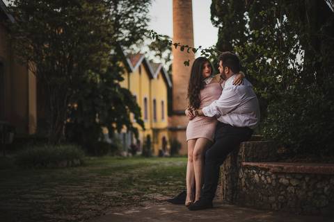 Inspiração e ideias criativas ensaio fotográfico pré casamento pré wedding de casal na cidade de São Roque - SP'