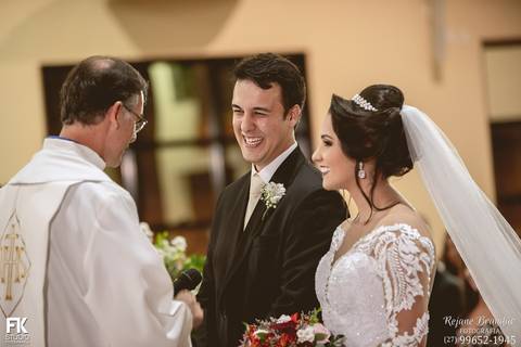 Roberta e Marcelo-Cerimonia-Wedding-FK Studio-Guarapari-Rejane Brandão-Fotografos de Guarapari'