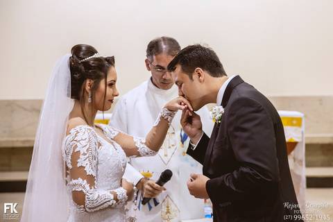 Roberta e Marcelo-Cerimonia-Wedding-FK Studio-Guarapari-Rejane Brandão-Fotografos de Guarapari'